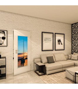 Lichtausschnitt - Fotoprint Model 135 - modernes Zuhause