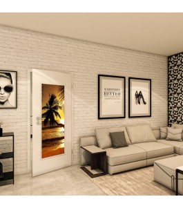 Lichtausschnitt - Fotoprint Model 136 - modernes Zuhause