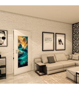 Lichtausschnitt - Fotoprint Model 138 - modernes Zuhause