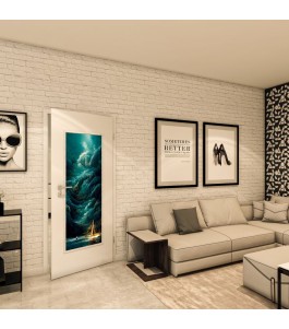 Lichtausschnitt - Fotoprint Model 139 - modernes Zuhause
