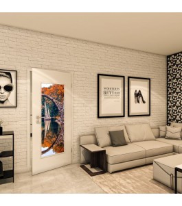 Lichtausschnitt - Fotoprint Model 159 - modernes Zuhause