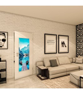 Lichtausschnitt - Fotoprint Model 164 - modernes Zuhause