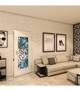 Lichtausschnitt - Fotoprint Model 165 - modernes Zuhause