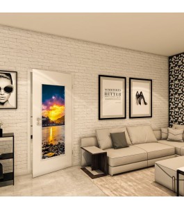 Lichtausschnitt - Fotoprint Model 166 - modernes Zuhause