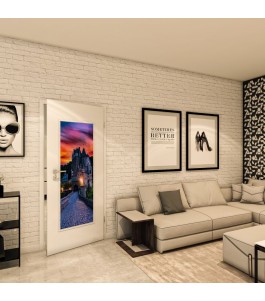 Lichtausschnitt - Fotoprint Model 174 - modernes Zuhause