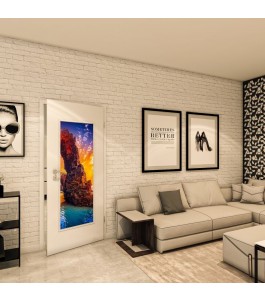 Lichtausschnitt - Fotoprint Model 176 - modernes Zuhause
