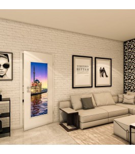 Lichtausschnitt - Fotoprint Model 209 - modernes Zuhause