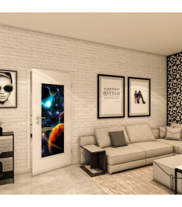 Lichtausschnitt - Fotoprint Model 214 - modernes Zuhause