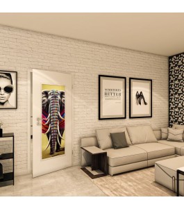 Lichtausschnitt - Fotoprint Model 227 - modernes Zuhause