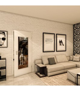 Lichtausschnitt - Fotoprint Model 239 - modernes Zuhause