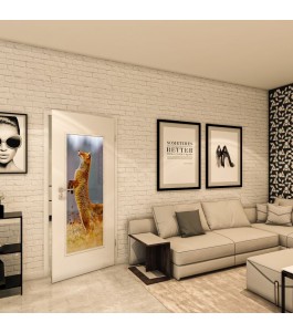 Lichtausschnitt - Fotoprint Model 245 - modernes Zuhause