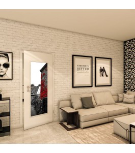 Lichtausschnitt - Fotoprint Model 254 - modernes Zuhause