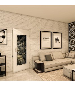 Lichtausschnitt - Fotoprint Model 256 - modernes Zuhause