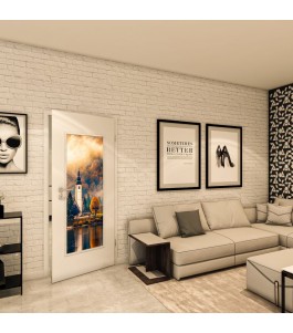 Lichtausschnitt - Fotoprint Model 278 - modernes Zuhause