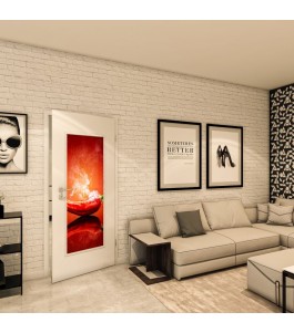 Lichtausschnitt - Fotoprint Model 286 - modernes Zuhause