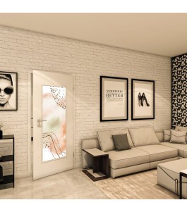 Lichtausschnitt - Fotoprint Model 294 - modernes Zuhause