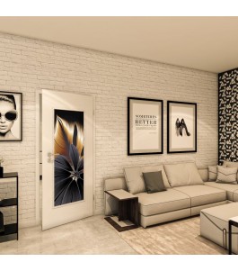 Lichtausschnitt - Fotoprint Model 302 - modernes Zuhause