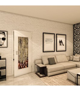 Lichtausschnitt - Fotoprint Model 312 - modernes Zuhause