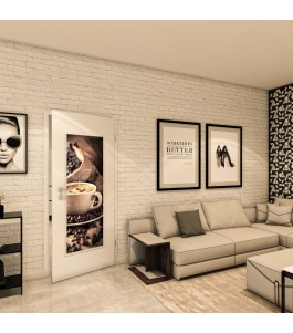 Lichtausschnitt - Fotoprint Model 313 - modernes Zuhause