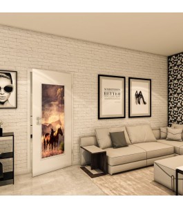 Lichtausschnitt - Fotoprint Model 316 - modernes Zuhause