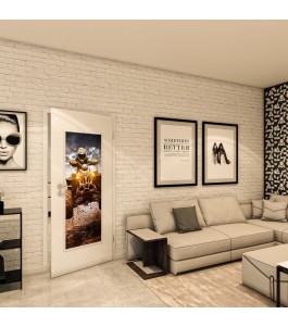 Lichtausschnitt - Fotoprint Model 326 - modernes Zuhause