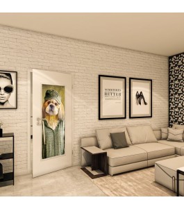Lichtausschnitt - Fotoprint Model 335 - modernes Zuhause