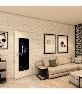 Lichtausschnitt - Fotoprint Model 358 - modernes Zuhause