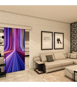 Glasschiebetür ECO-LINE - Fotoprint Model 29