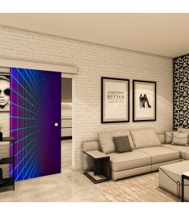Glasschiebetür ECO-LINE - Fotoprint Model 90