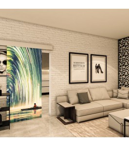 Glasschiebetür ECO-LINE - Fotoprint Model 130