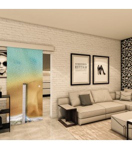 Glasschiebetür ECO-LINE - Fotoprint Model 144