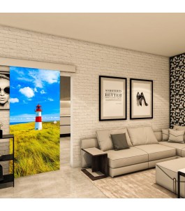 Glasschiebetür ECO-LINE - Fotoprint Model 148