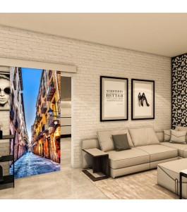 Glasschiebetür ECO-LINE - Fotoprint Model 208