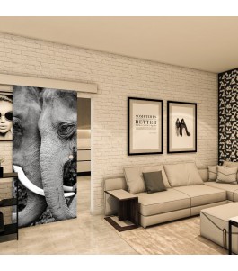 Glasschiebetür ECO-LINE - Fotoprint Model 222