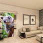 Glasschiebetür ECO-LINE - Fotoprint Modell 242