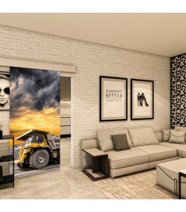 Glasschiebetür ECO-LINE - Fotoprint Model 260