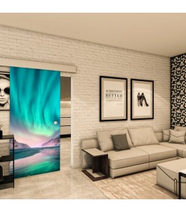 Glasschiebetür ECO-LINE - Fotoprint Model 300