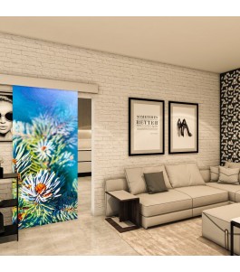 Glasschiebetür ECO-LINE - Fotoprint Model 305