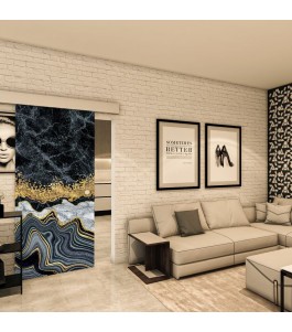 Glasschiebetür ECO-LINE - Fotoprint Model 309