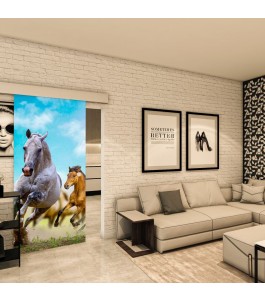 Glasschiebetür ECO-LINE - Fotoprint Model 315