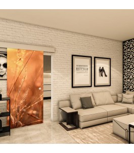 Glasschiebetür ECO-LINE - Fotoprint Model 320
