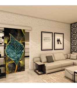 Glasschiebetür ECO-LINE - Fotoprint Model 323