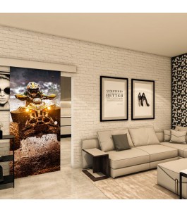 Glasschiebetür ECO-LINE - Fotoprint Model 326