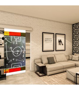 Glasschiebetür ECO-LINE - Fotoprint Model 327