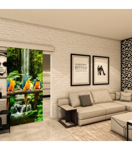 Glasschiebetür ECO-LINE - Fotoprint Model 338