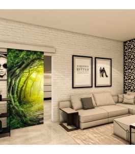 Glasschiebetür ECO-LINE - Fotoprint Model 348