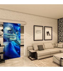 Glasschiebetür ECO-LINE - Fotoprint Model 351