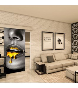 Glasschiebetür ECO-LINE - Fotoprint Model 352