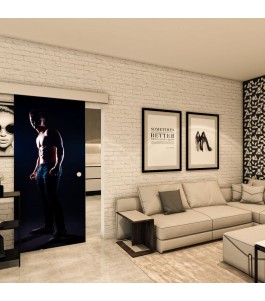 Glasschiebetür ECO-LINE - Fotoprint Model 358