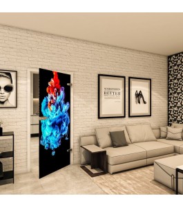 Ganzglastür - Fotoprint Model 3 für ein modernes Zuhause